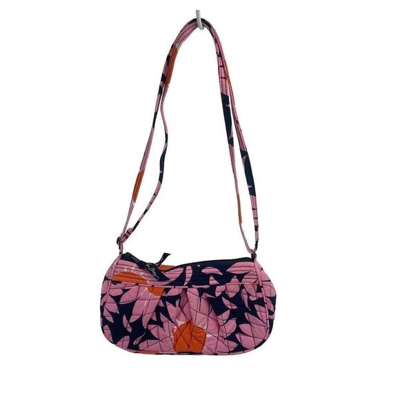 Vera Bradley Women's Shoulder Bag Loves Me Purse Mini Floral Quilted Pink - Picture 6 of 10